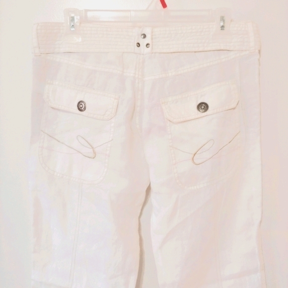 ESPRIT Linen White Pants - Picture 3 of 11